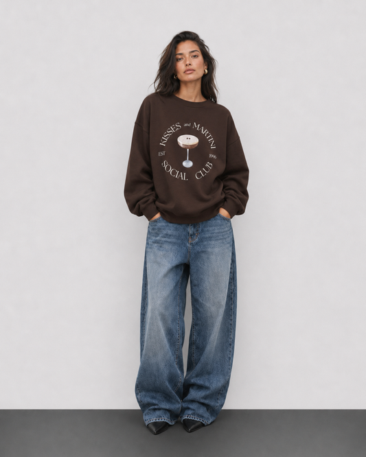 Kisses and Martini Social Club Heavy Blend™ Crewneck